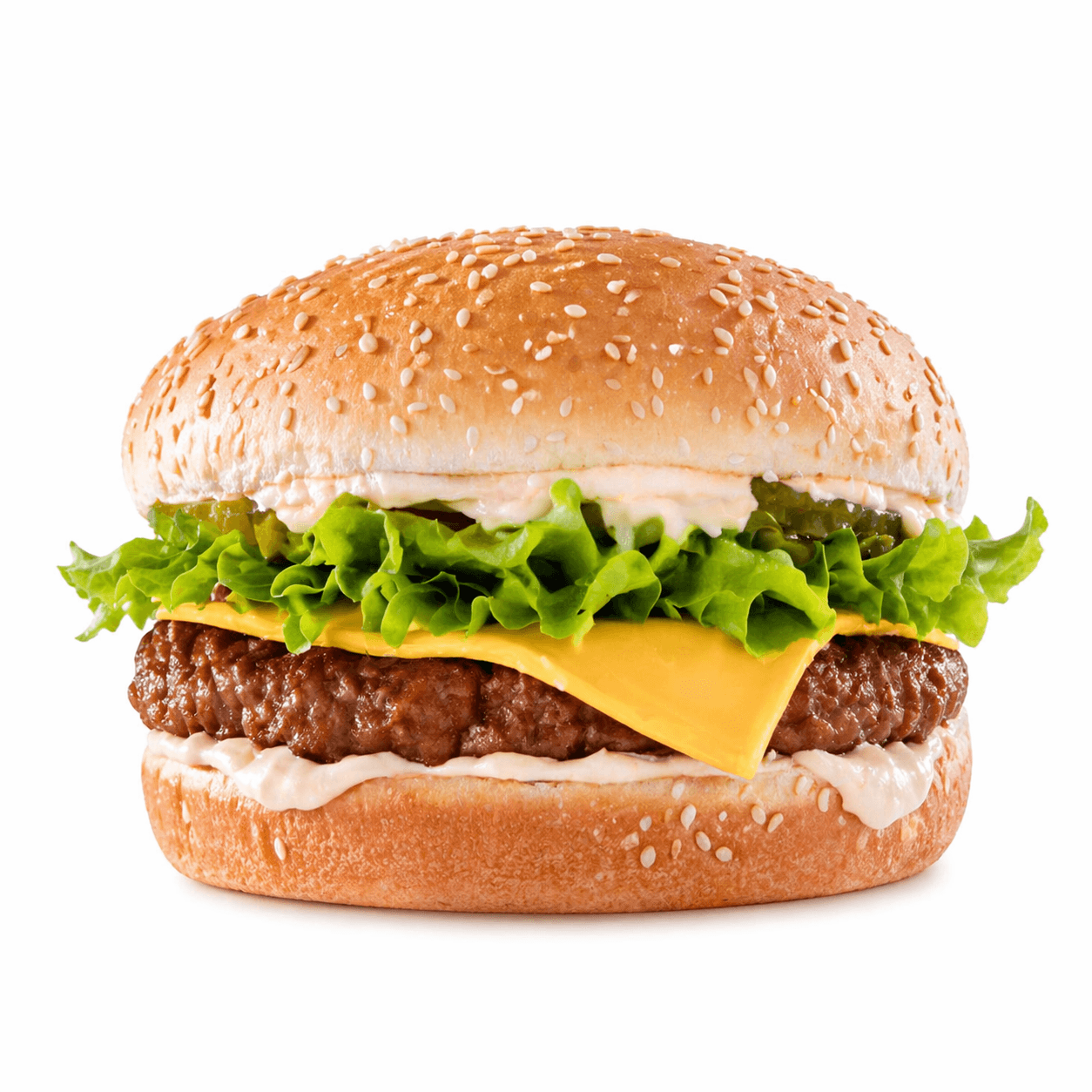 Heb's Cheese Beef Burger - Menu Item