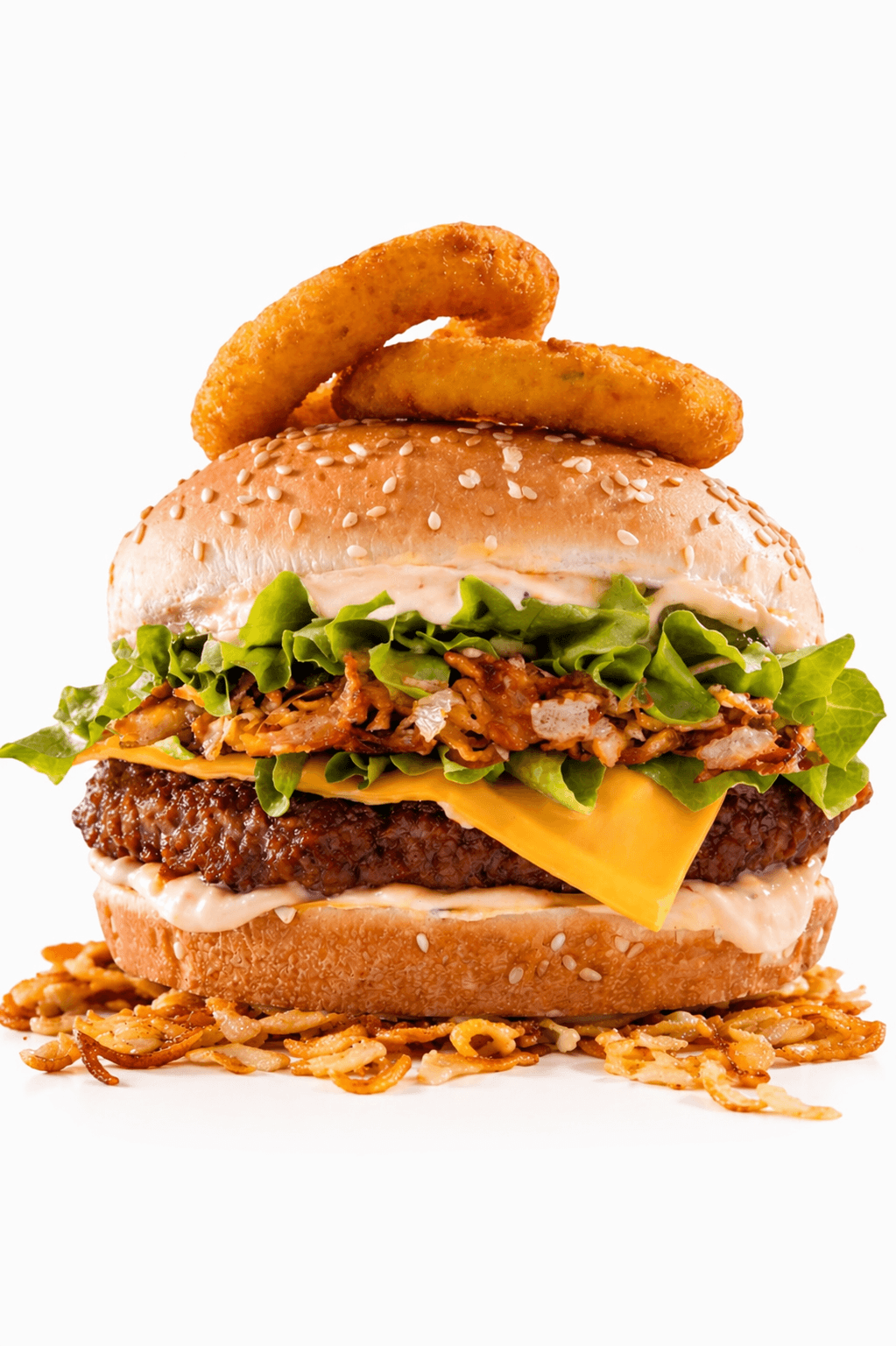 Double Crispy Beef Burger - Menu Item
