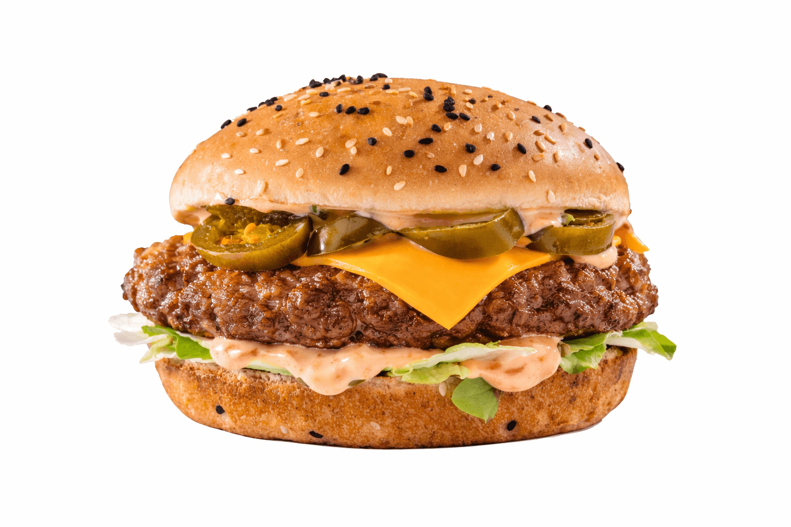 Jalapeno Beef Burger - Menu Item