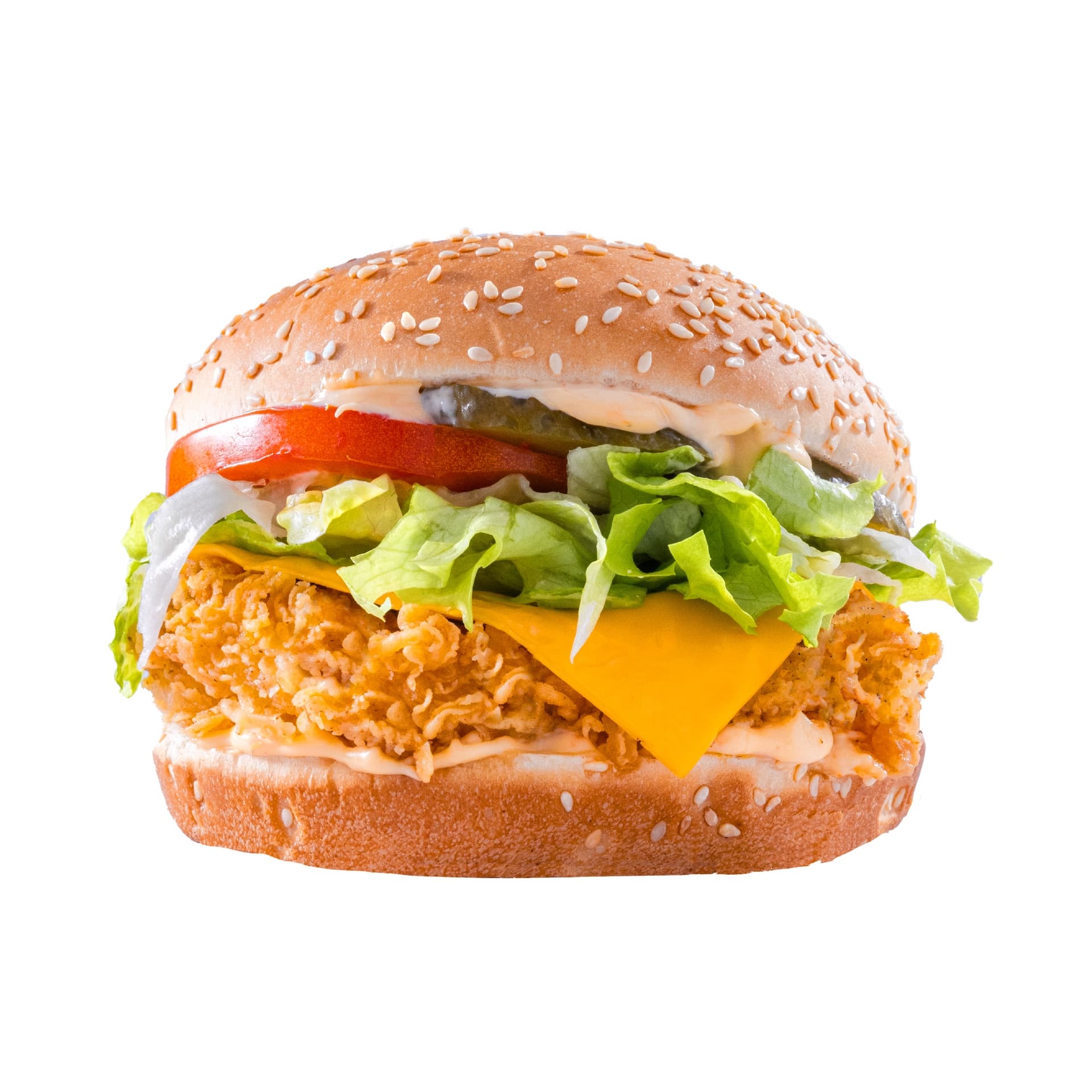 Heb's Cheese Chicken Burger - Menu Item