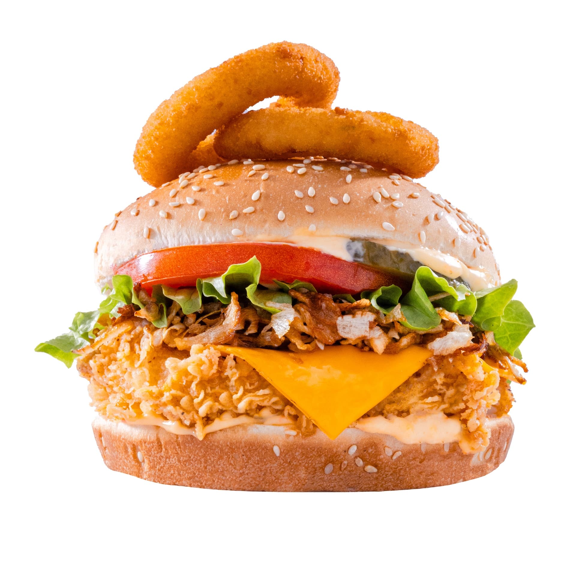 Double Crispy Burger - Menu Item