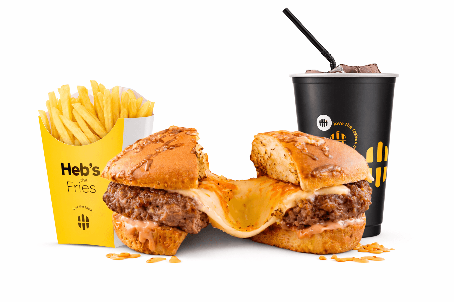 Mega Cheese Beef Burger Menu - Menu Item