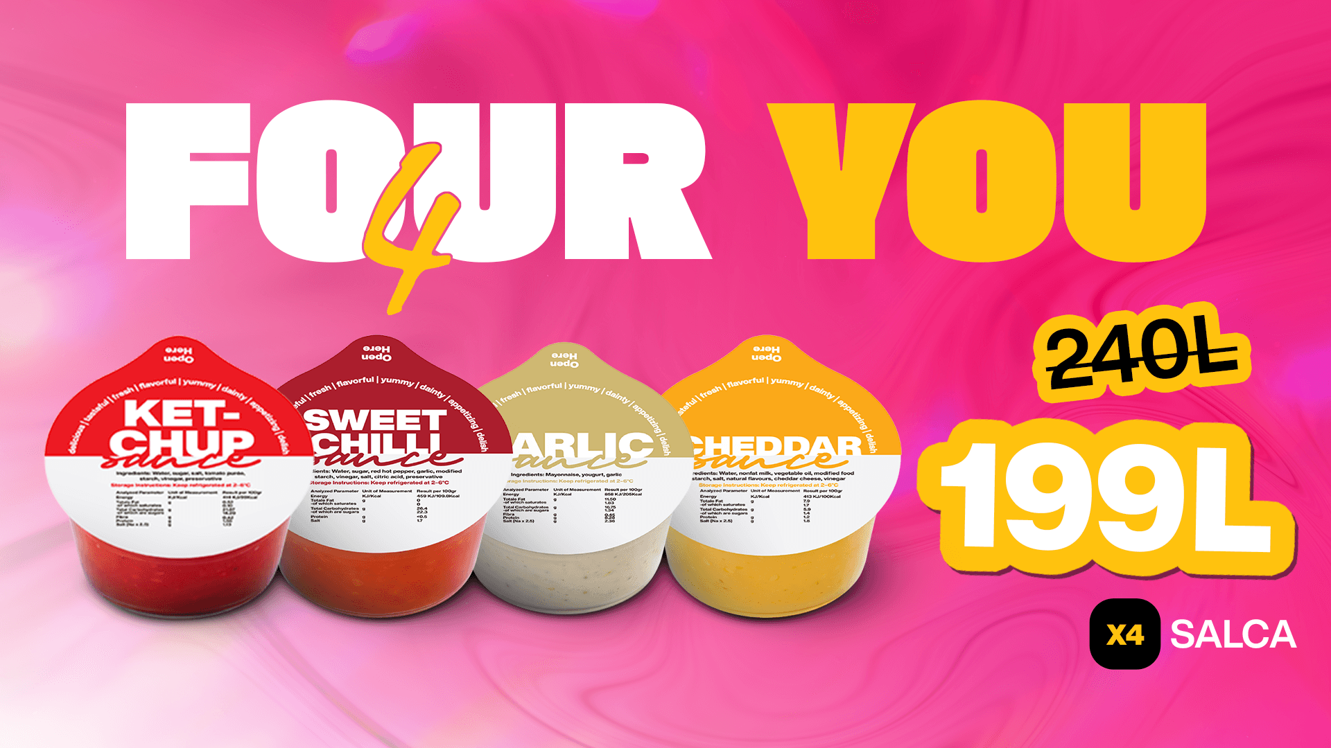 Four You - Menu Item