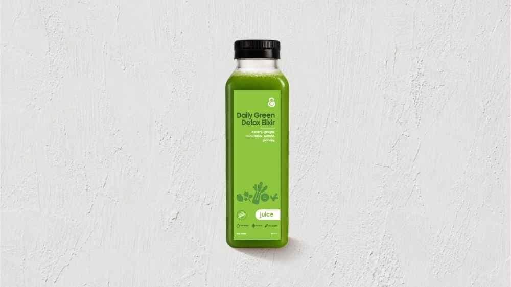 Daily Green Detox Elixir - Menu Item