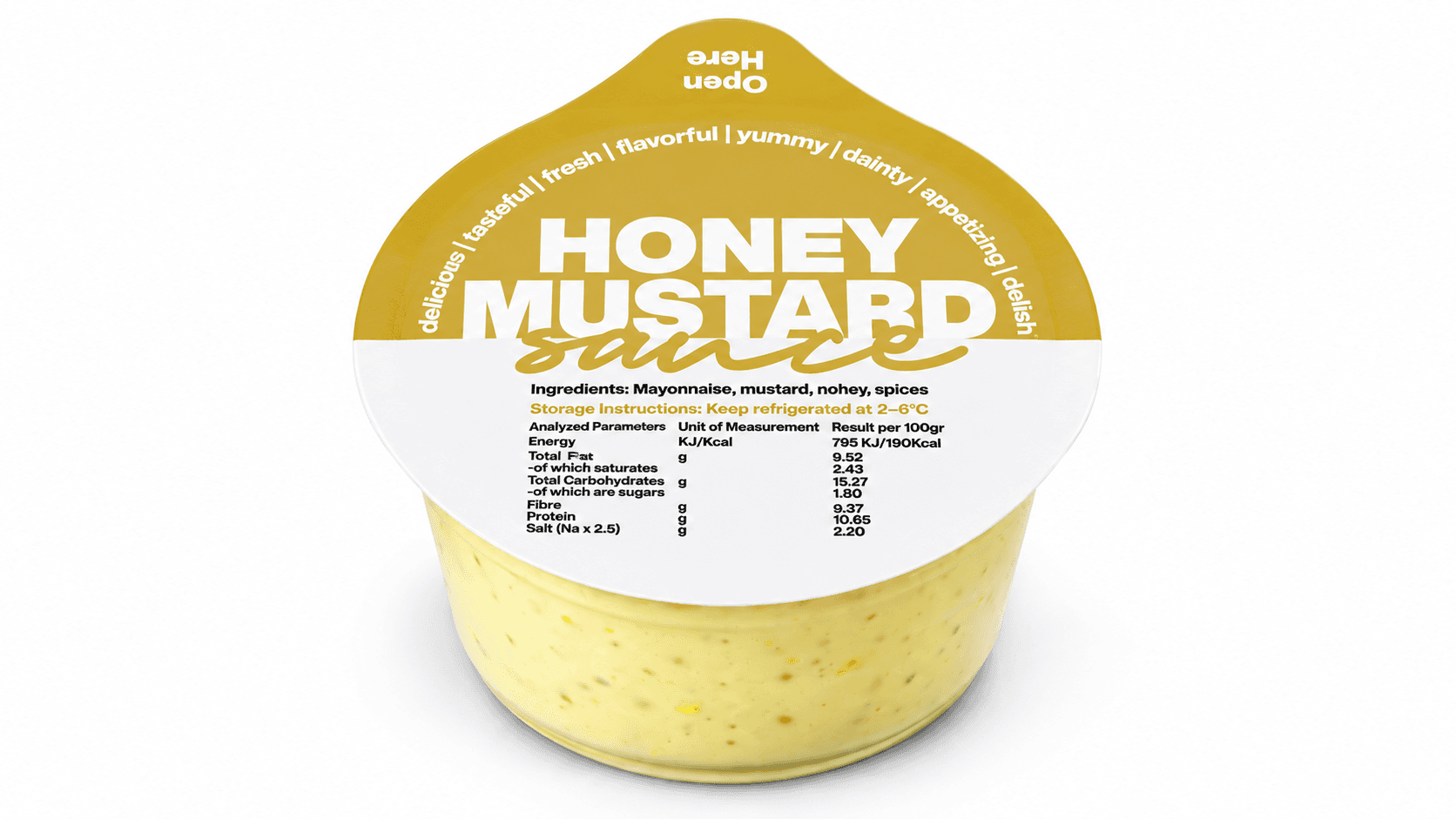 Honey Mustard Sauce - Menu Item