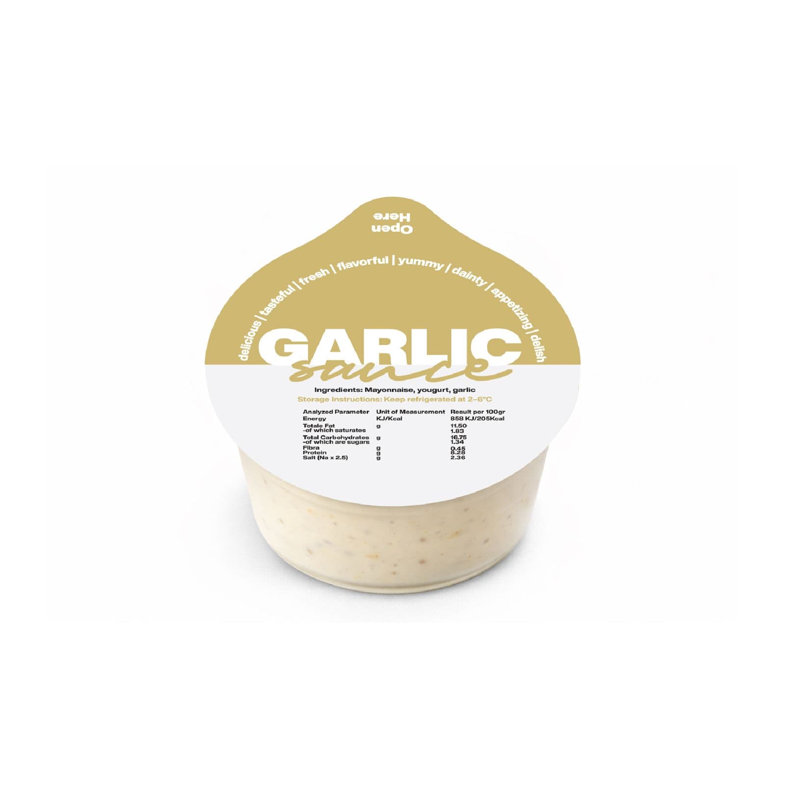 Garlic Sauce - Menu Item