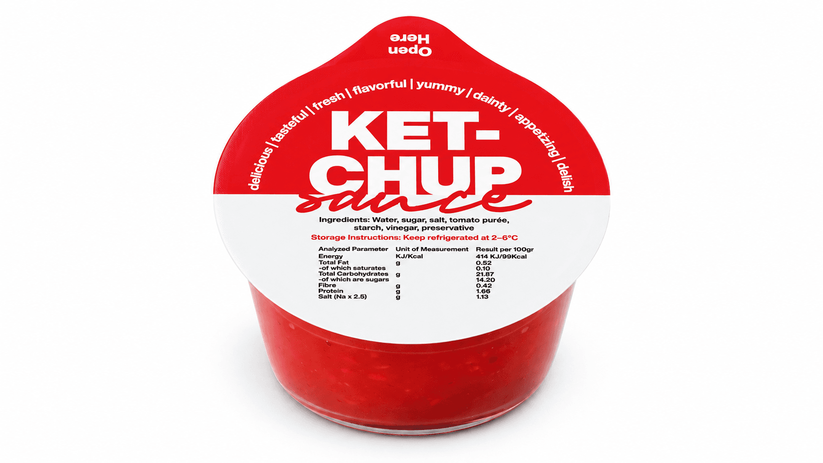 Ketchup Sauce - Menu Item