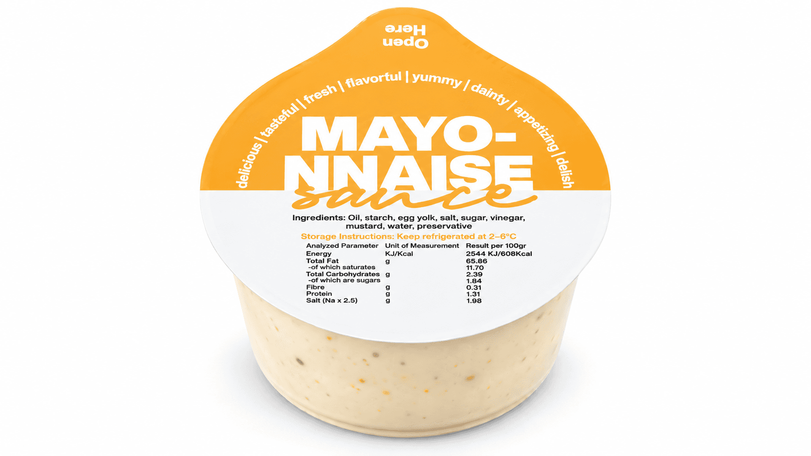 Mayonnaise Sauce - Menu Item