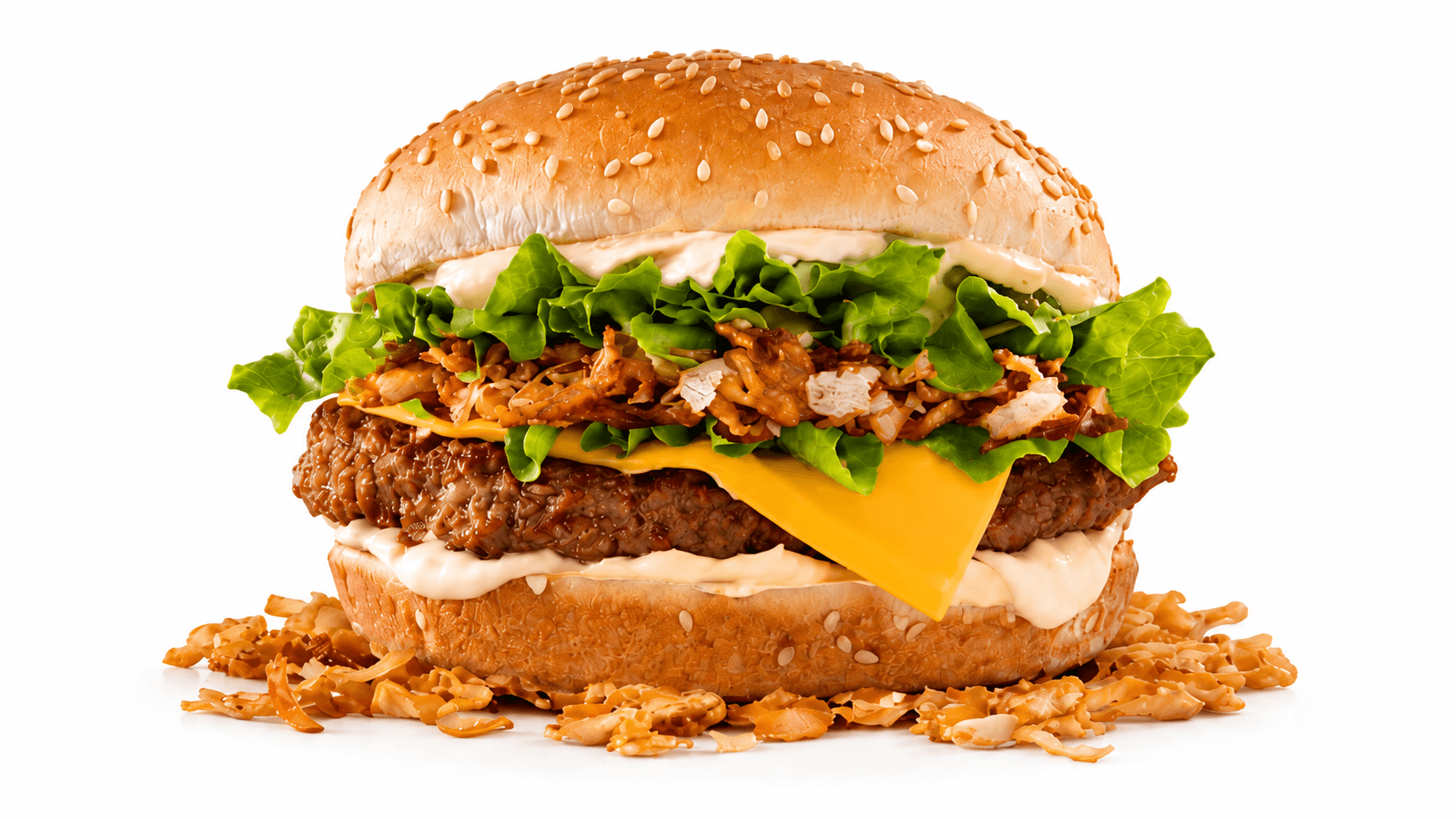 Crispy Beef Burger - Menu Item