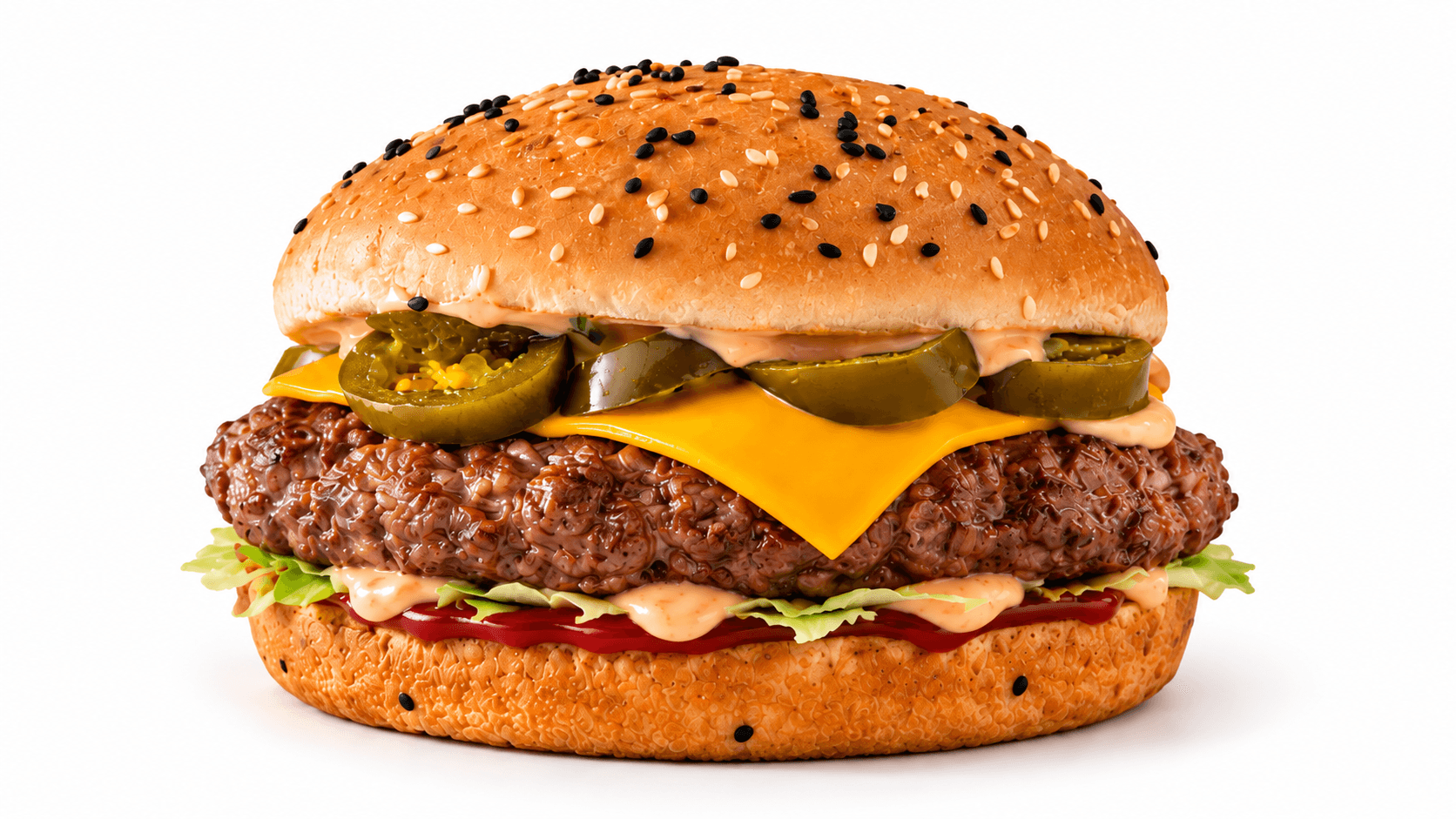 Jalapeno Beef Burger - Menu Item