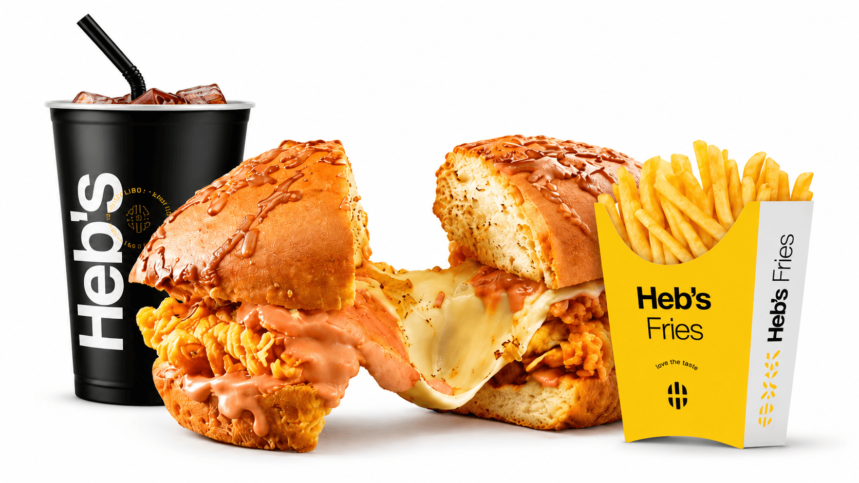 Mega Cheese Burger Menu - Menu Item