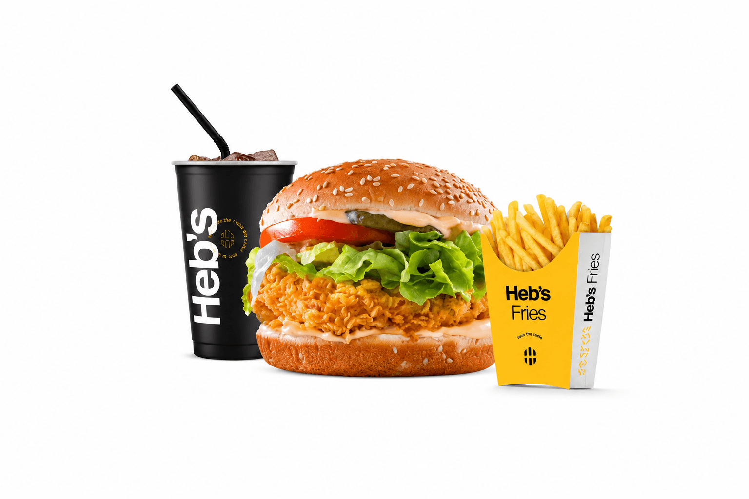 Heb's Chicken Burger Menu - Menu Item