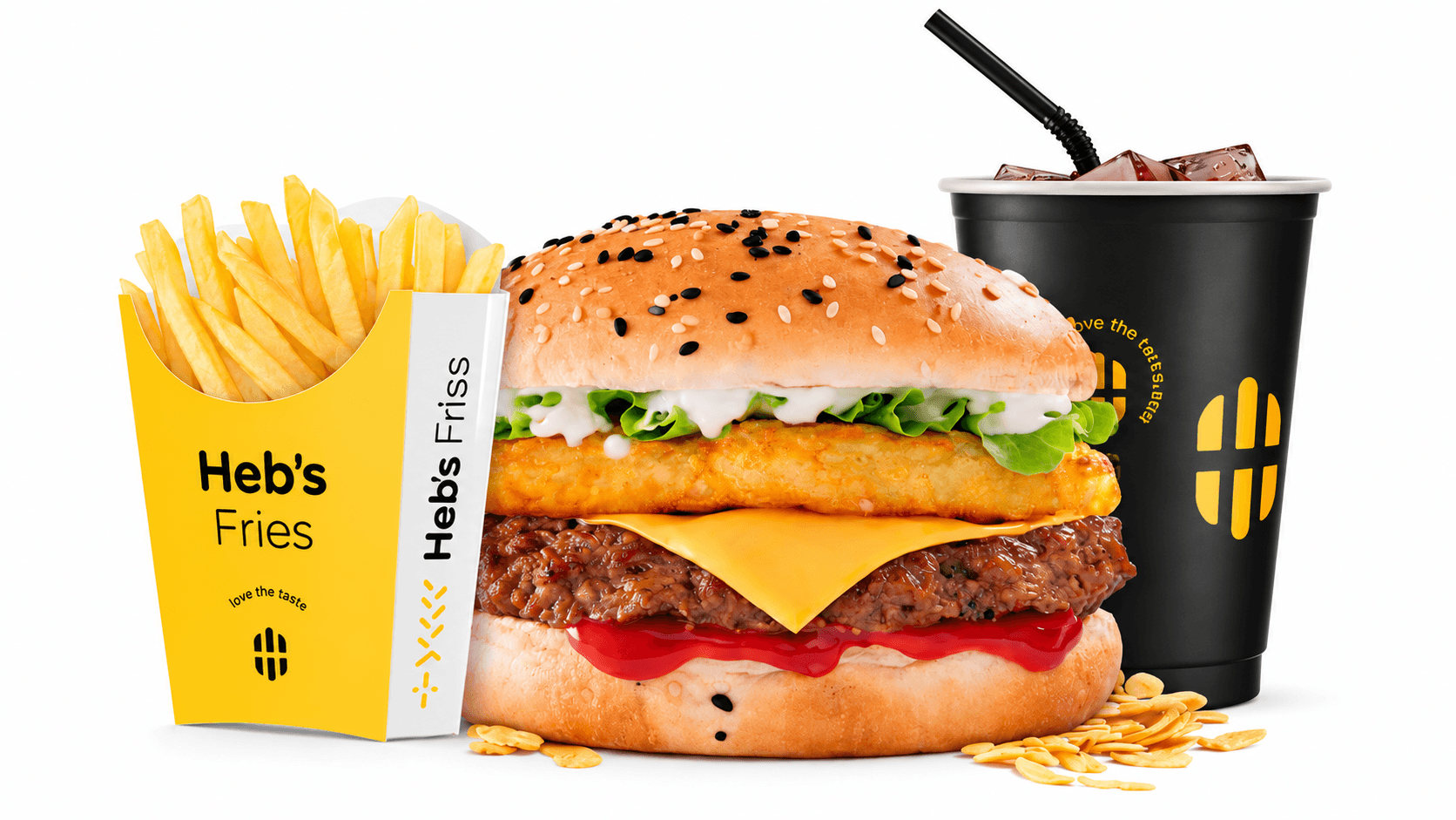 Golden Beef Burger Menu - Menu Item