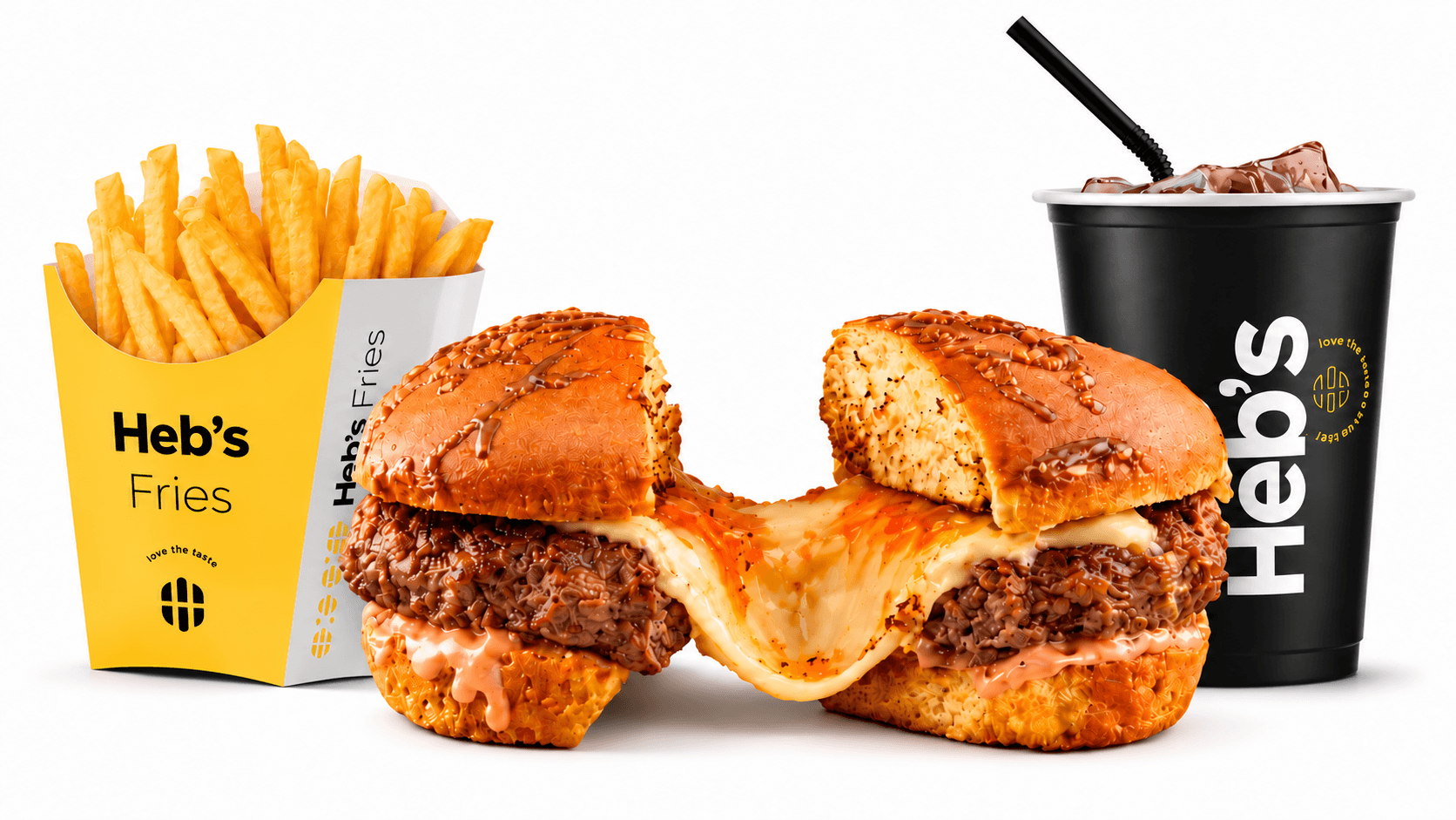 Mega Cheese Beef Burger Menu - Menu Item
