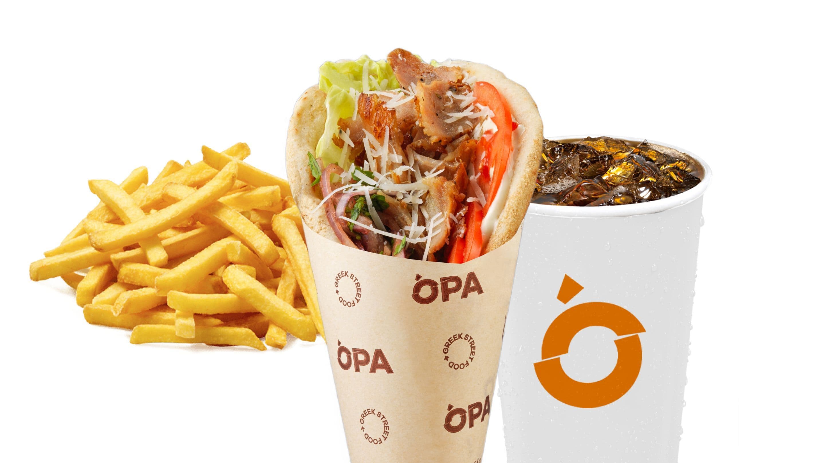 Truffle Chicken Gyros Combo - Menu Item