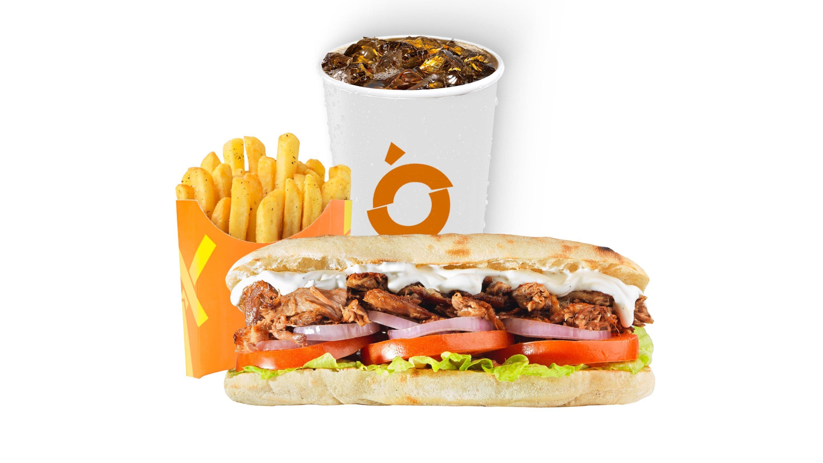 Roast Lamb Sandwich Meal - Menu Item