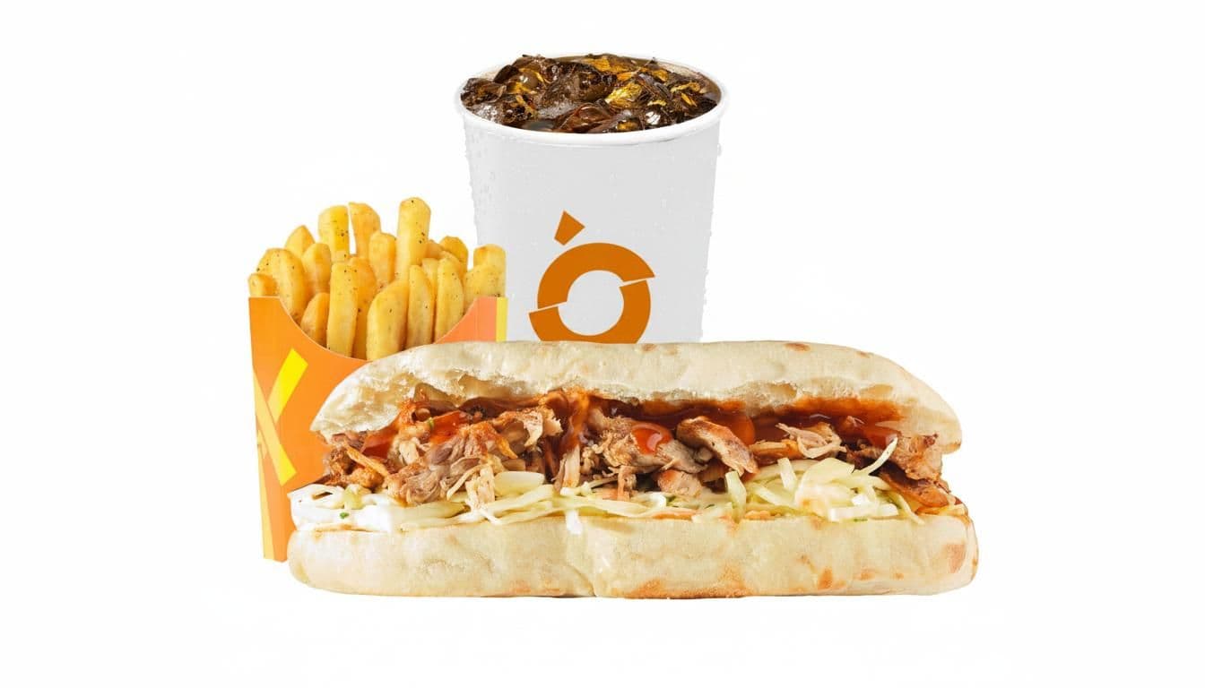 Barbeque Pork Sandwich Meal - Menu Item