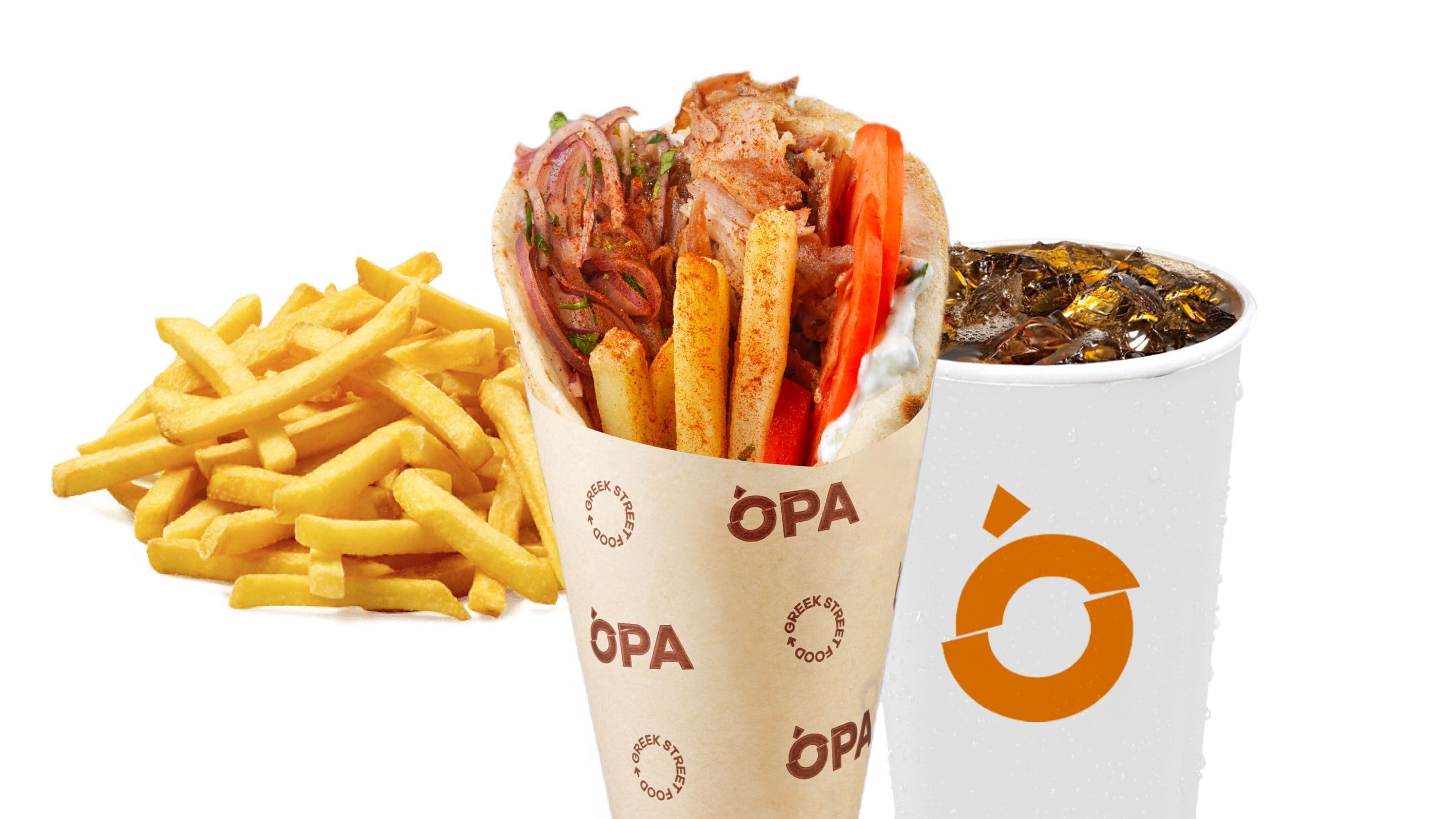 Pork Gyros Combo - OPA Bllok