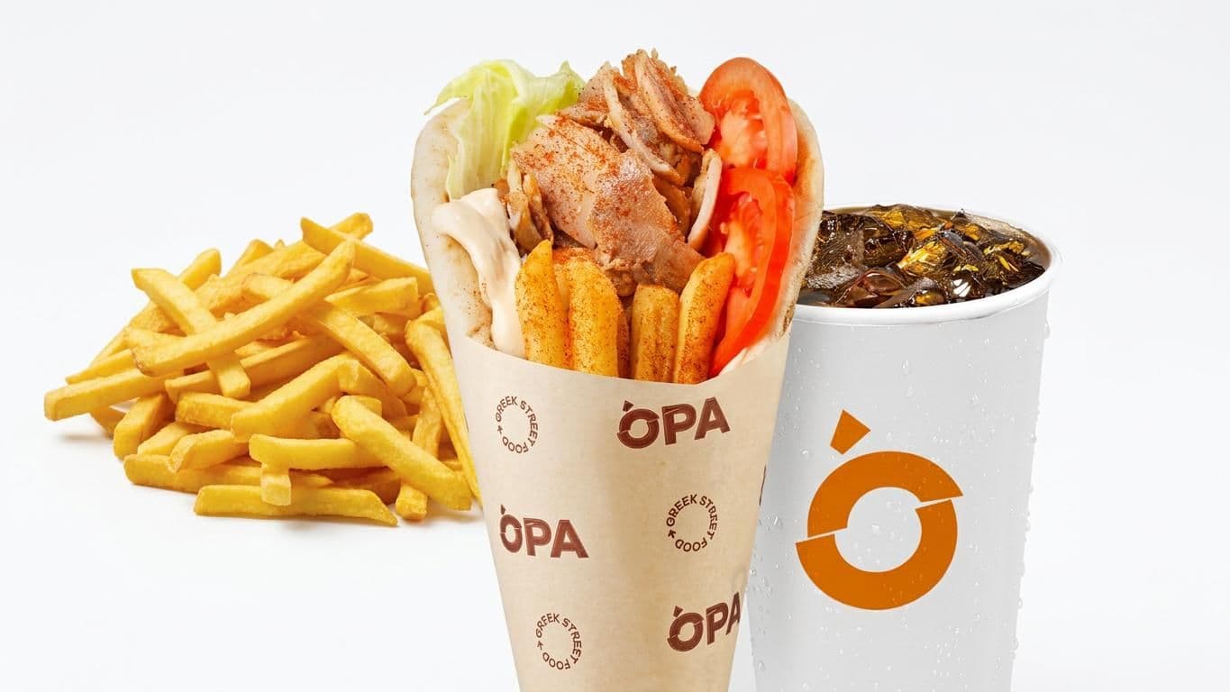 Chicken Gyros Big Combo - Menu Item