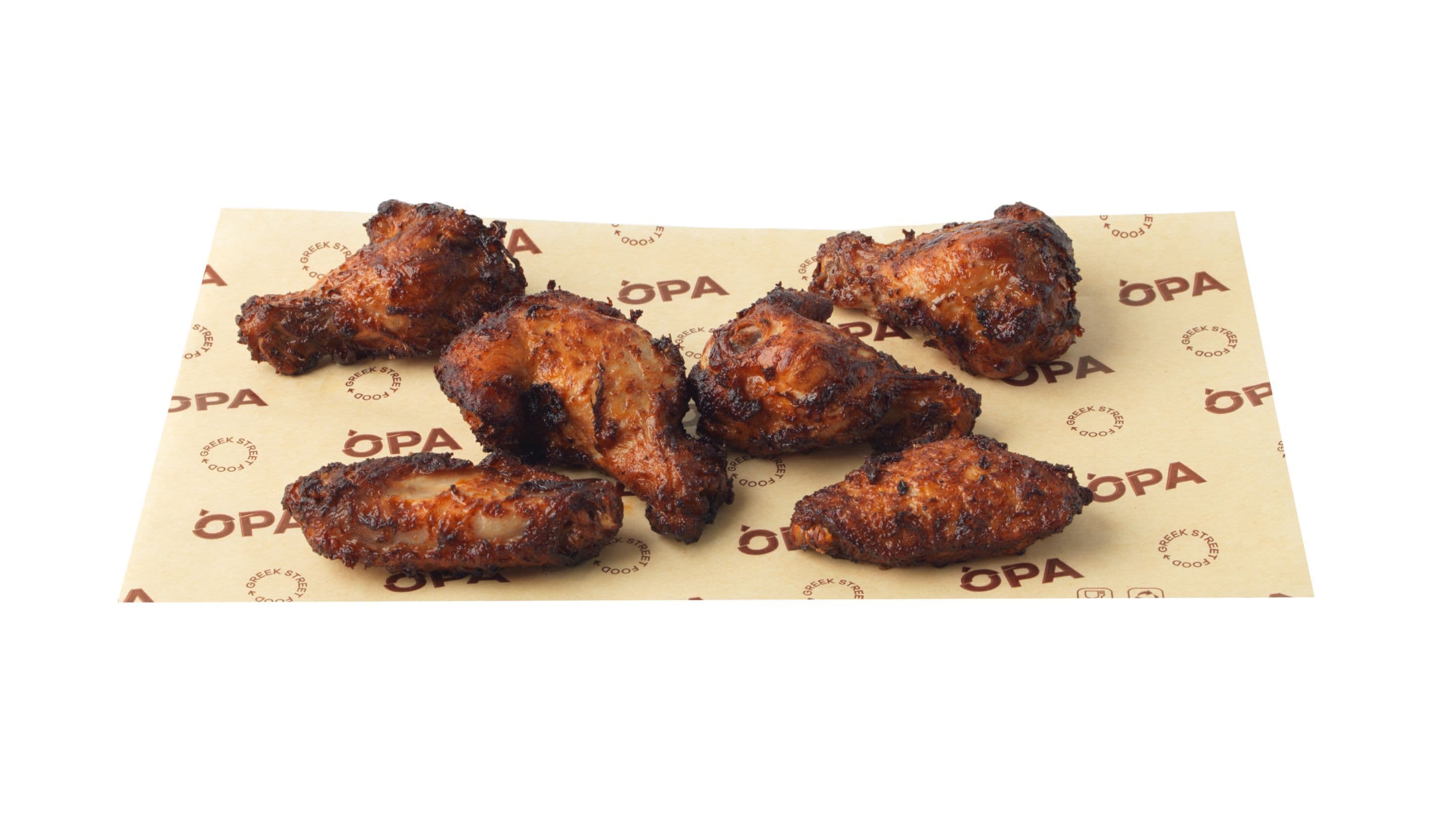 BBQ Chicken Wings (6 Cope) - Menu Item