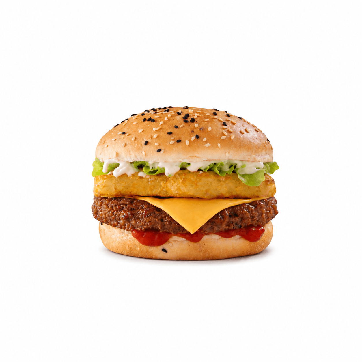 Golden Beef Burger - Menu Item