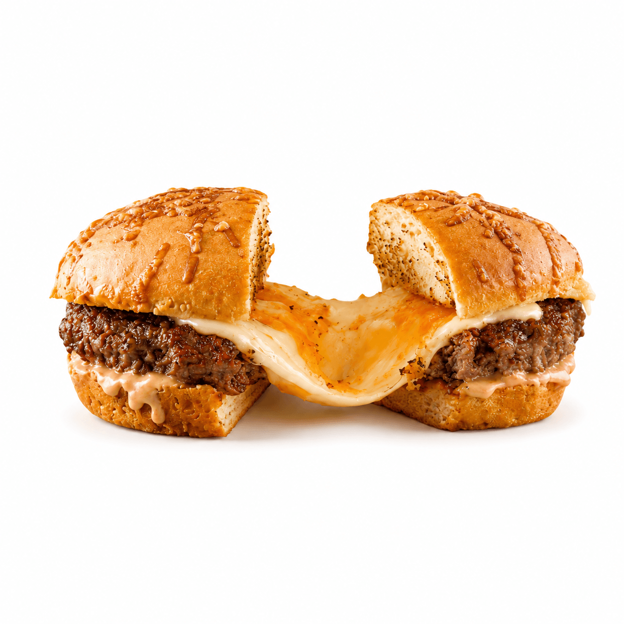 Mega Cheese Beef Burger - Menu Item