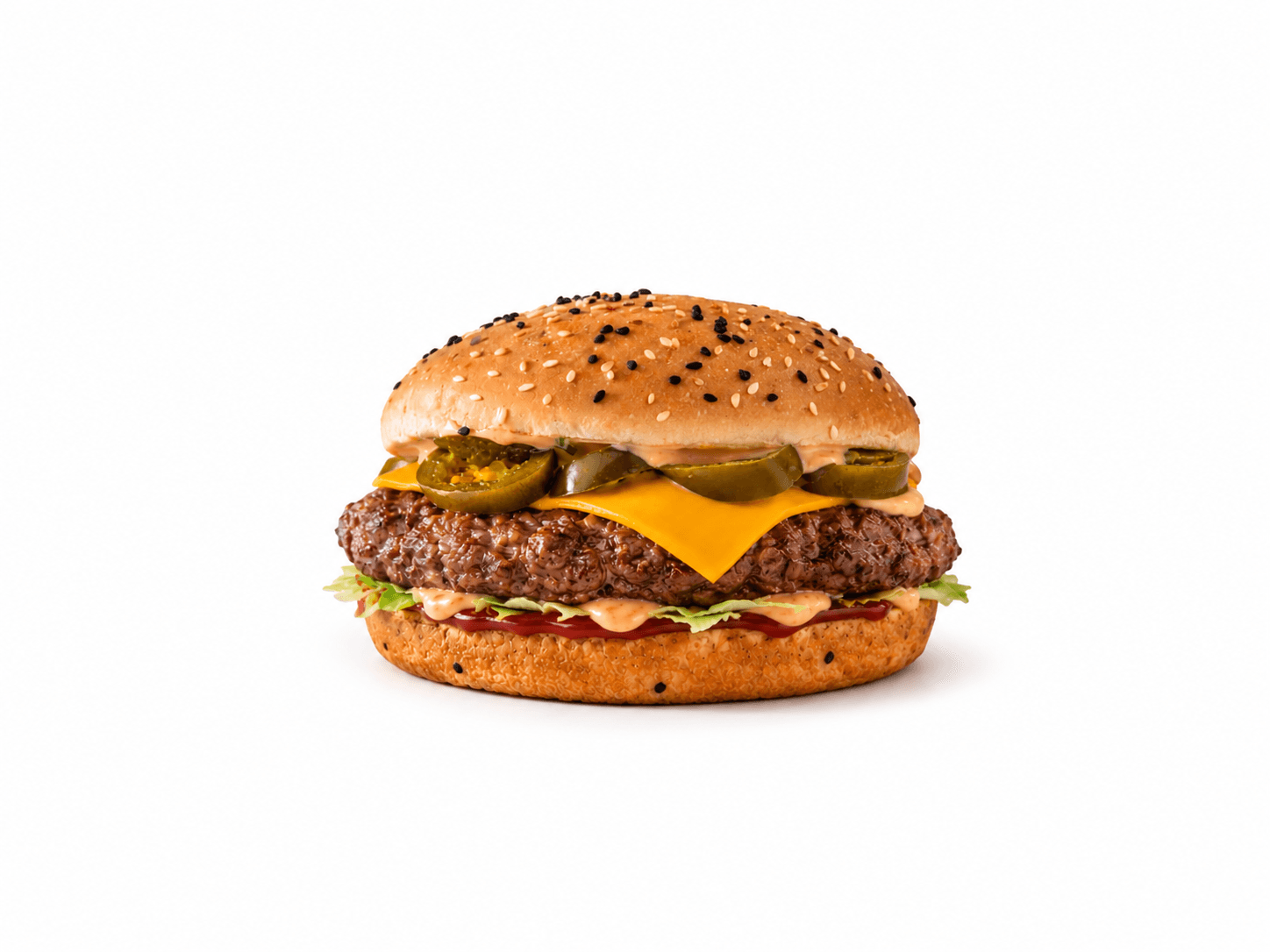 Jalapeno Beef Burger - Menu Item
