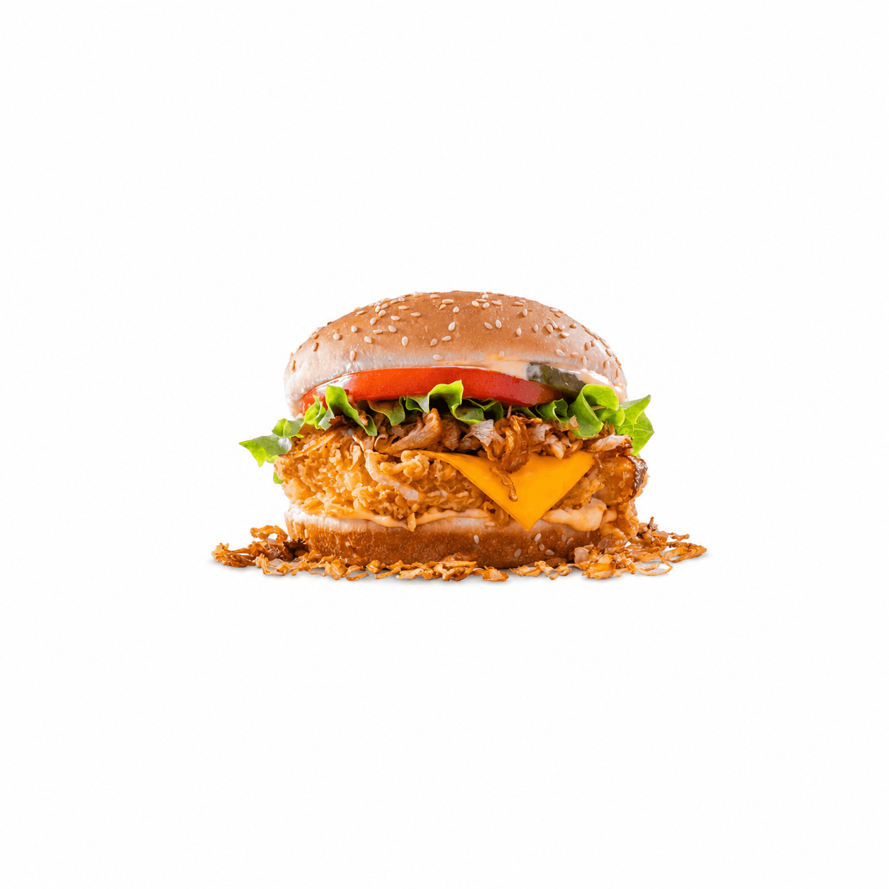 Crispy Chicken Burger - Heb's Delijorgji