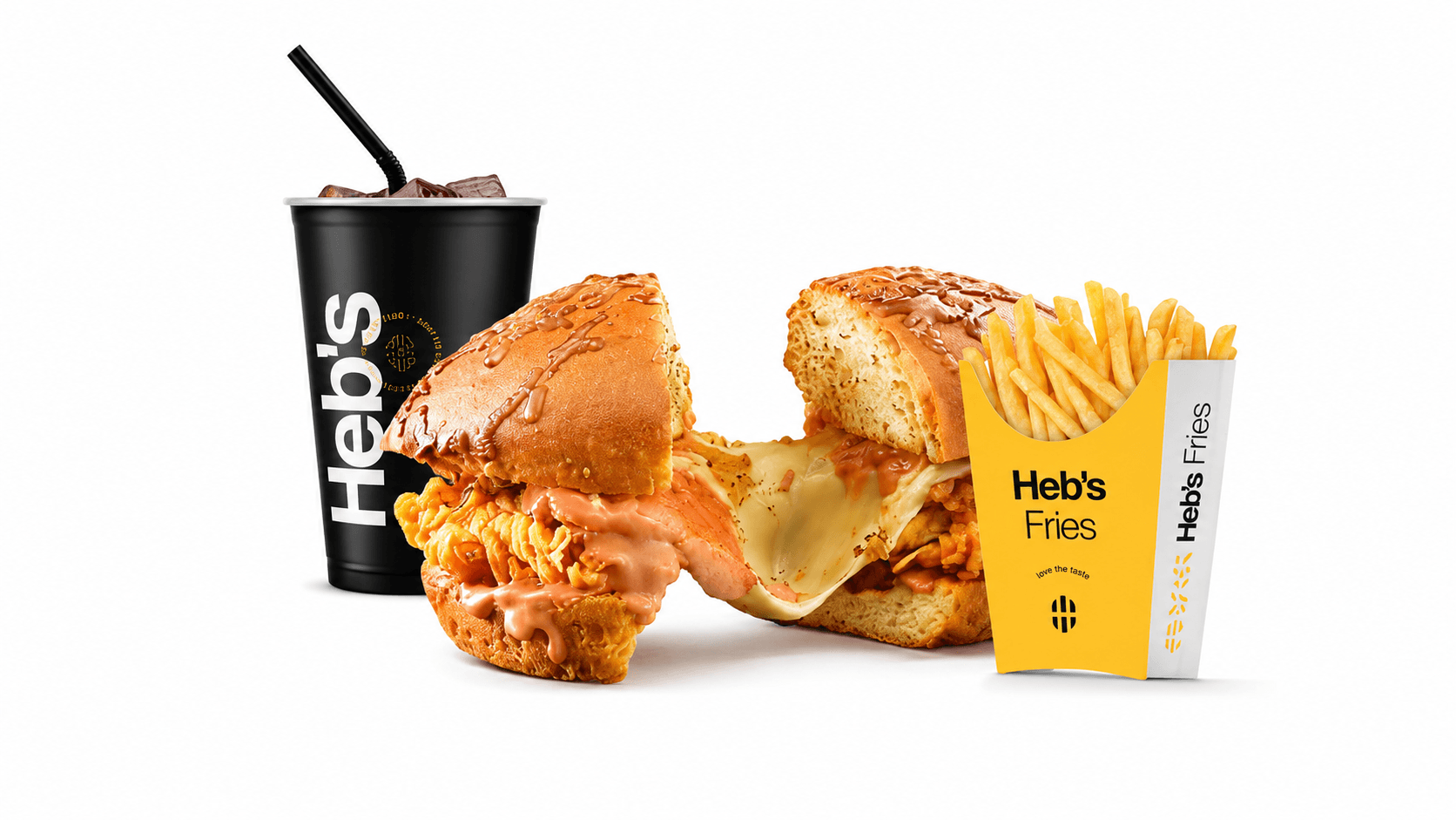 Mega Cheese Burger Menu - Menu Item