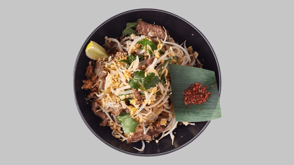 Noodles Të Stilit Tajlandez Me Mish Viçi - Menu Item