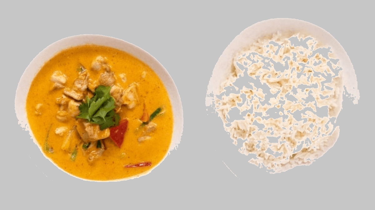 Pulë Me Curry Të Kuq 🌶️ - Menu Item