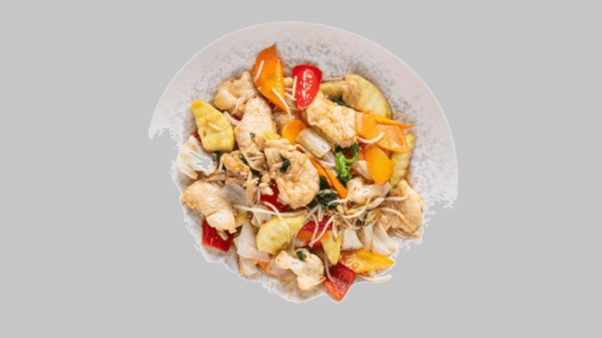 Pulë Me Perime - Menu Item