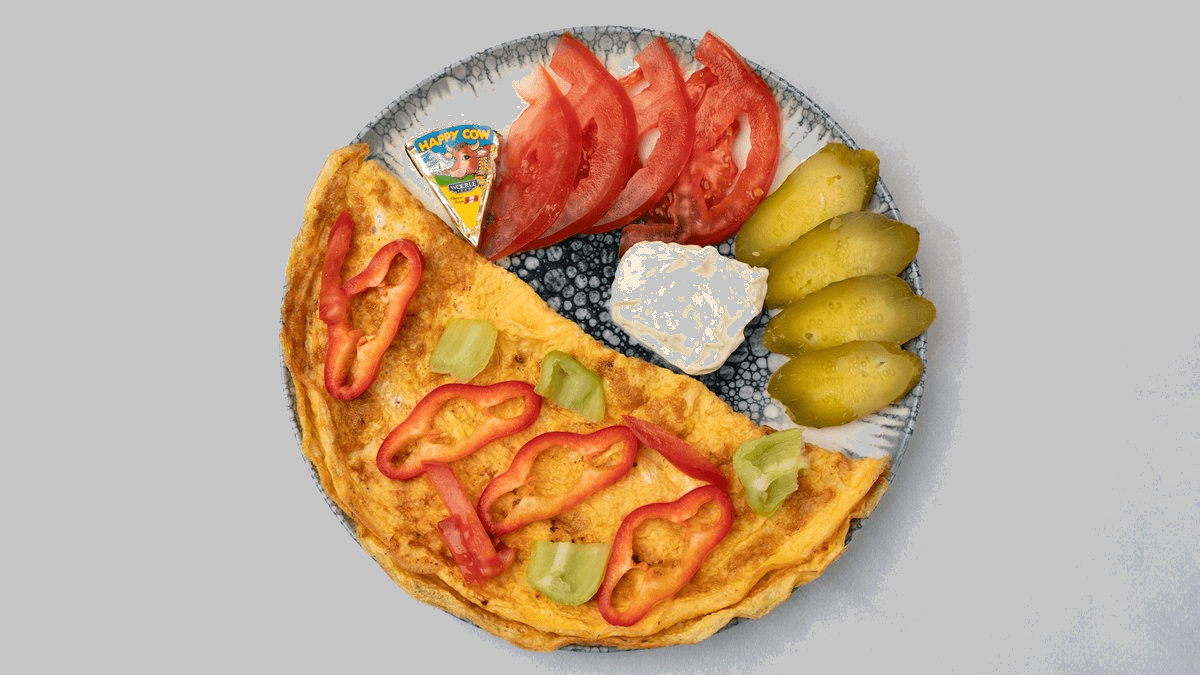 Vegetable Omelette - Menu Item