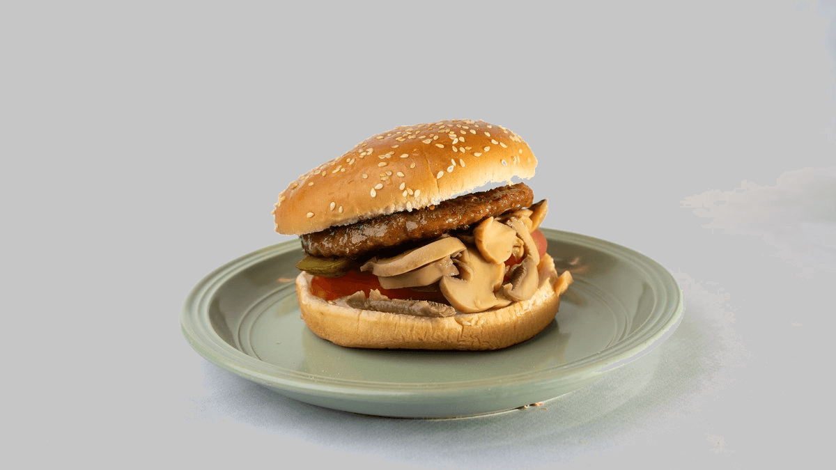 Hamburger With Mushrooms - Menu Item