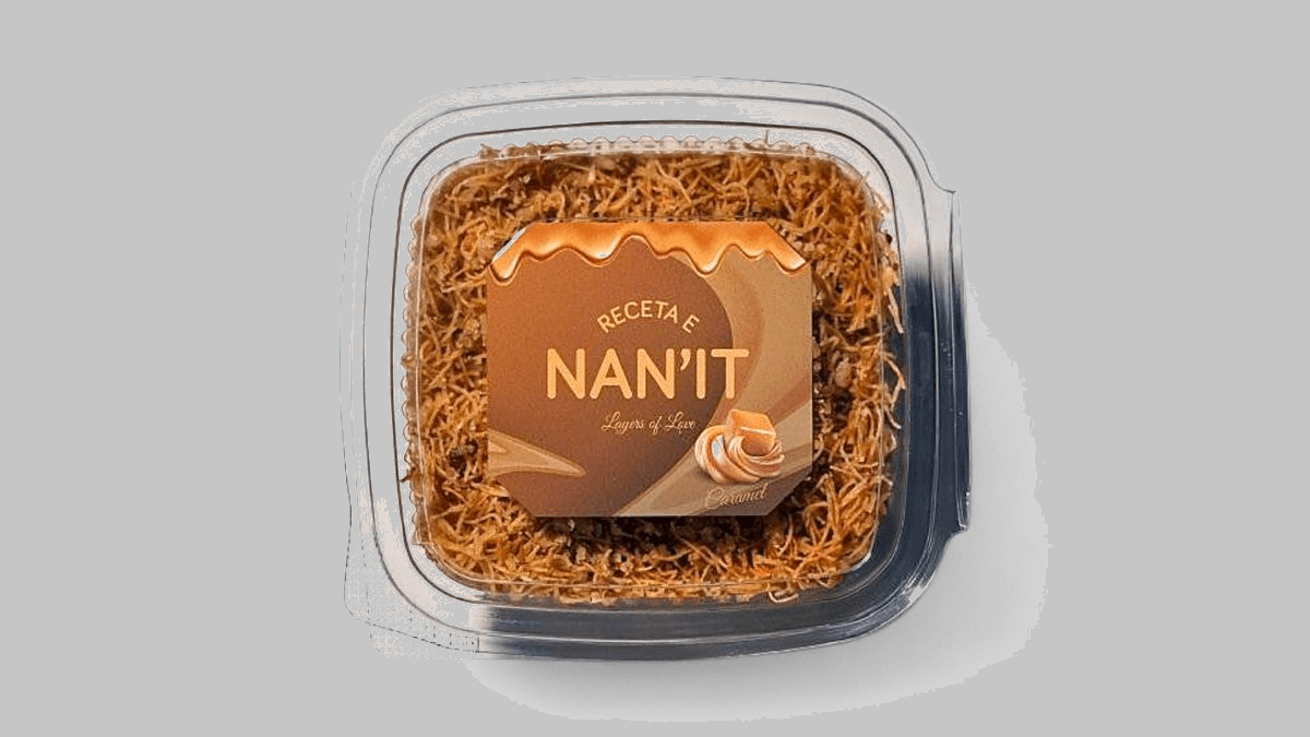 Kadaif Con Panna e Caramello - Menu Item