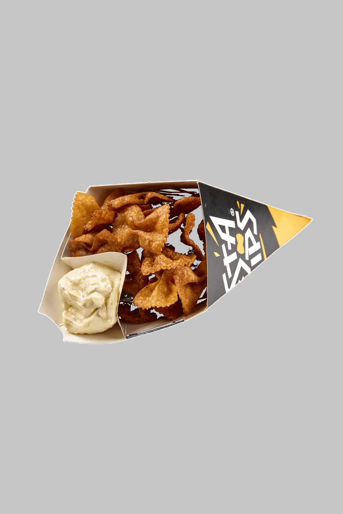 Pasta Chips Garlic Sauce - Menu Item