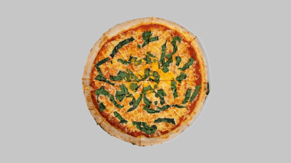 Pizza Con Spinaci e Uova - Menu Item