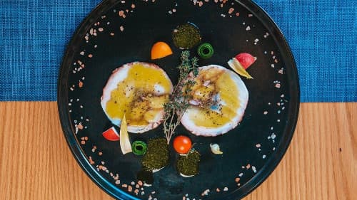 Octopus Carpaccio - Menu Item