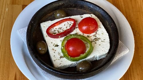 Baked White Cheese - Menu Item