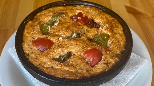 Chicken With Peppers And Cottage Cheese - Menu Item
