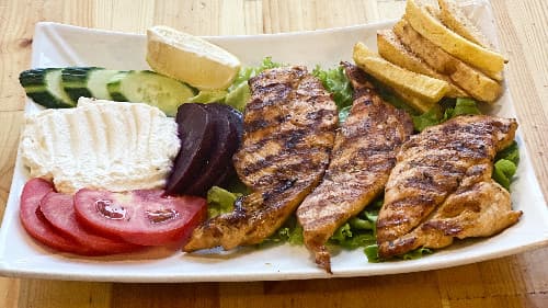 Chicken Fillet With Garnish - Menu Item
