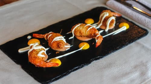 Shrimp With Kadaif - Menu Item