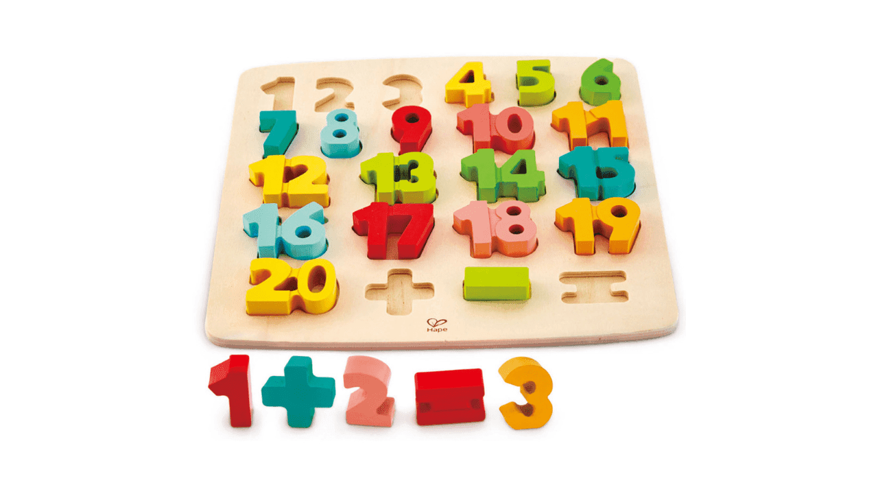 Puzzle Di Matematica Con Numeri Grossi Aperto - Menu Item