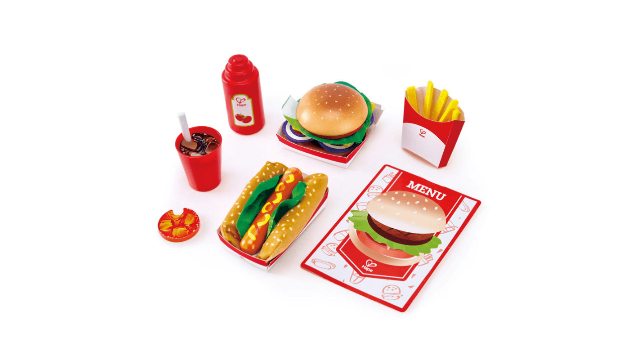 Set Di Fast Food Aperto - Menu Item