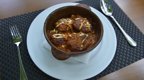 Qofte Korçe Në Furrë - Menu Item