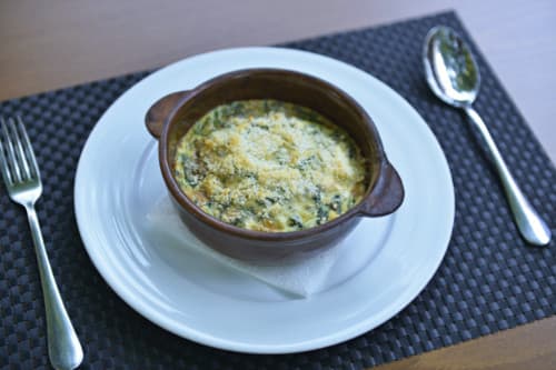 Souffle Me Spinaq - Menu Item