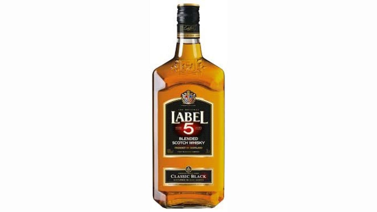 Label 5 Blended Scotch Whisky - Menu Item