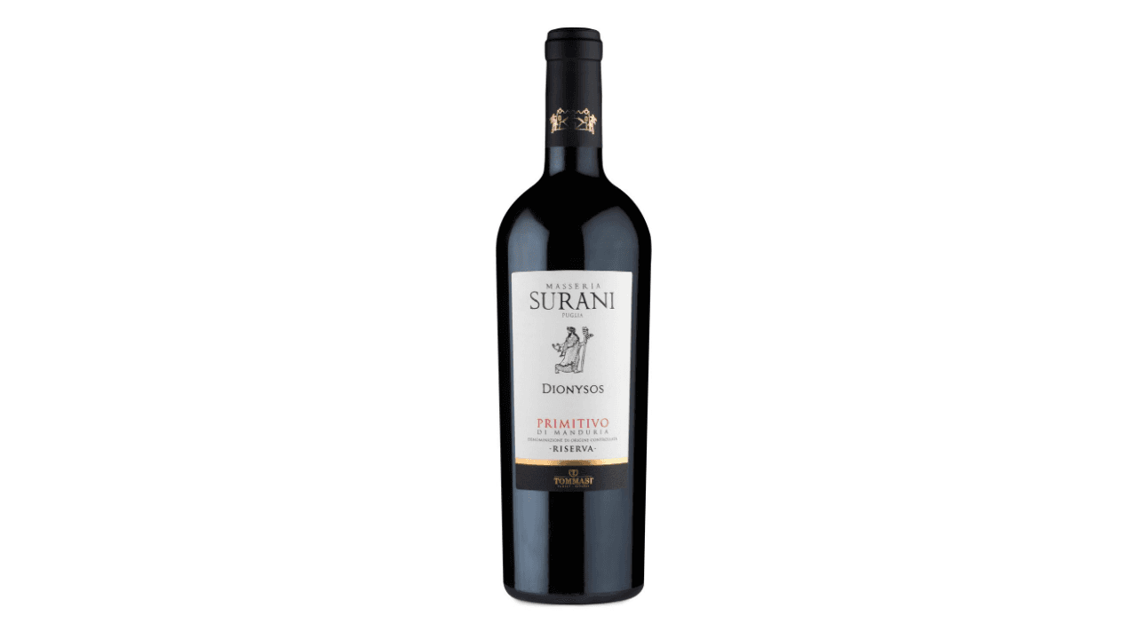 Primitivo Di Manduria Riserva - Menu Item