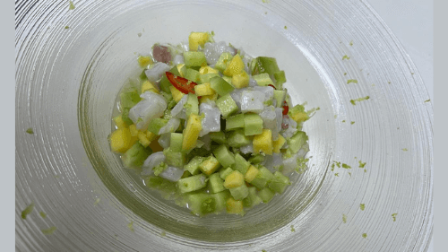 Sea Bass Carpaccio - Menu Item