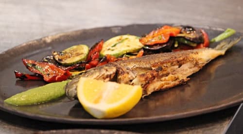 Grilled Sea Bass - Menu Item